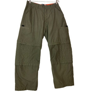 Vintage OTB Convertible Cargo Pants Padded Knee Men’s‎ Size 34x30 Baggy Skater